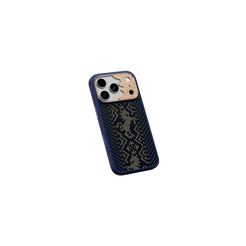 Capa Magnética Benks Knight Pro Y3 em Kevlar para iPhone 17 Pro Max e 18 Pro Max Azul - Imagem 2