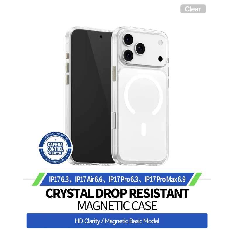Capa Apokin para iPhone 16 Antichoque Transparente com Anel Magnético Transparente - Imagem 6