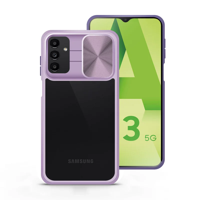 Capa Apokin em Gel Antichoque com Tampa Deslizante de Câmara para Samsung Galaxy A13 5G Variedade de cores - Imagem 4