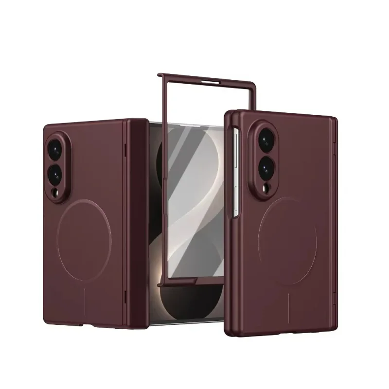 Capa Apokin para Samsung Galaxy Z Flip 8 Magnética com Proteção 360 Grená - Imagem 5