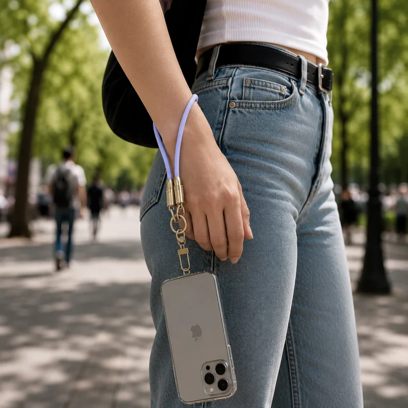 Cabo Apokin USB-C para Lightning com Cordão 2 em 1 27 W 30 cm Lilás - Imagem 3