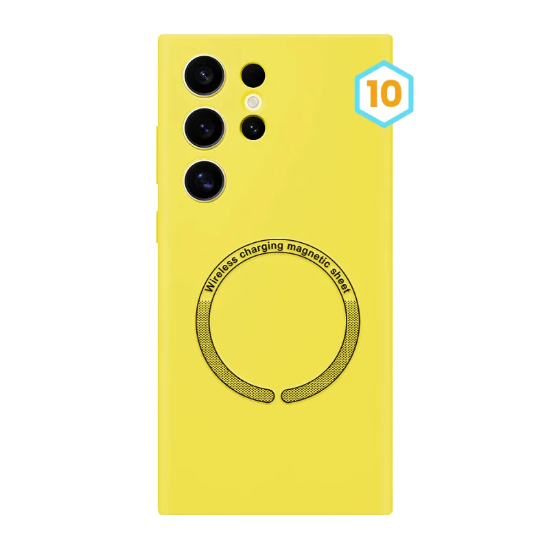Capa de Silicone Líquido Apokin para Samsung Galaxy S24 Ultra com MagSafe 19 - Imagem 6