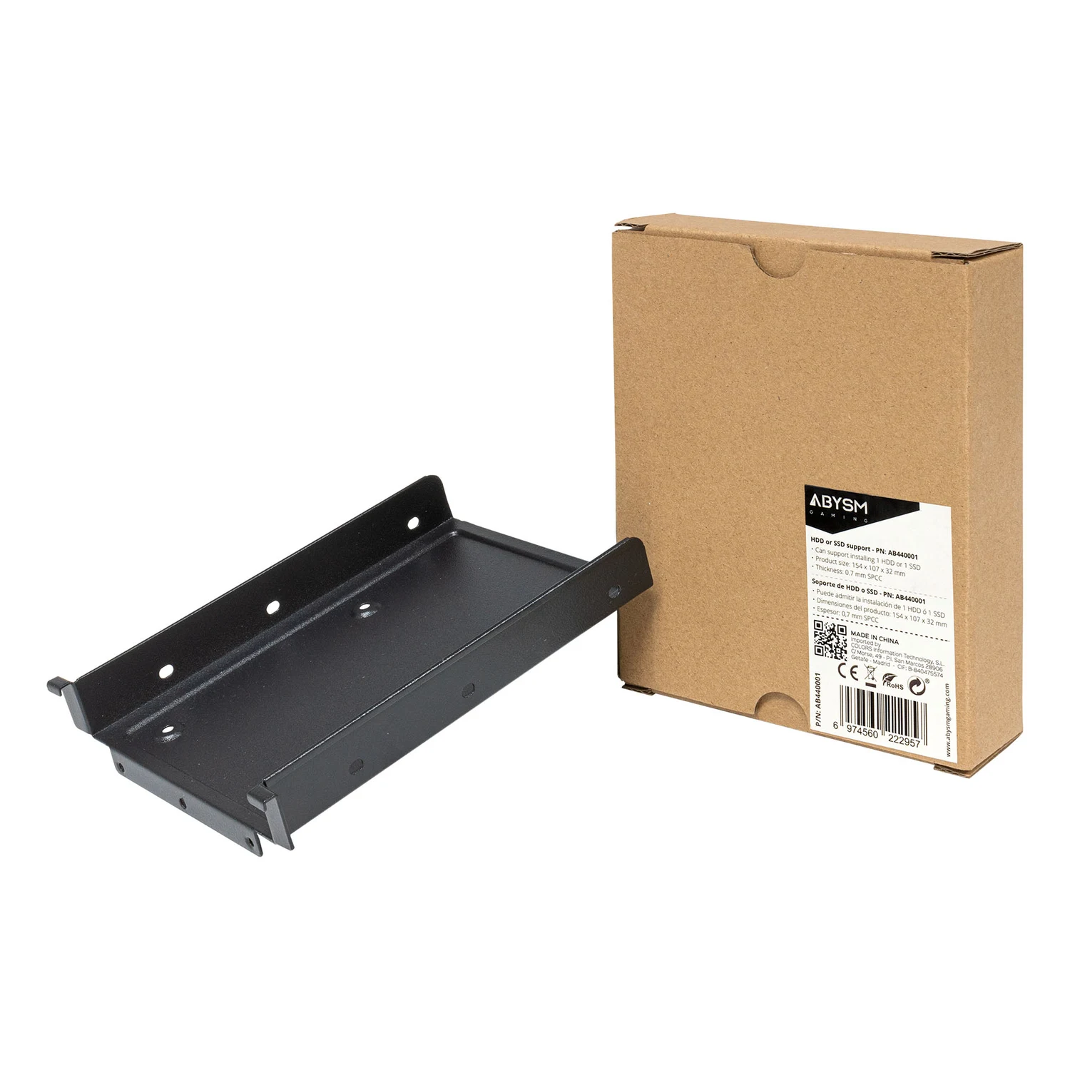 Adaptador HDD/SSD Abysm AB440001 para Caixa Danube Mura - Disco 2.5" em Baia 3.5" - Imagem 5