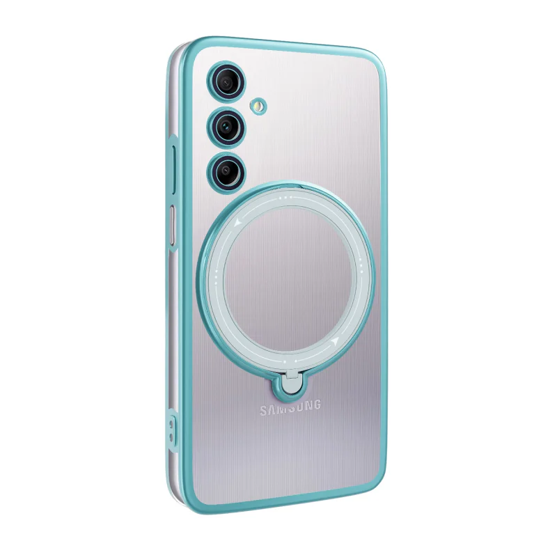 Capa Apokin Transparente com Anel MagSafe para Samsung Galaxy A13 5G Rosa - Imagem 6