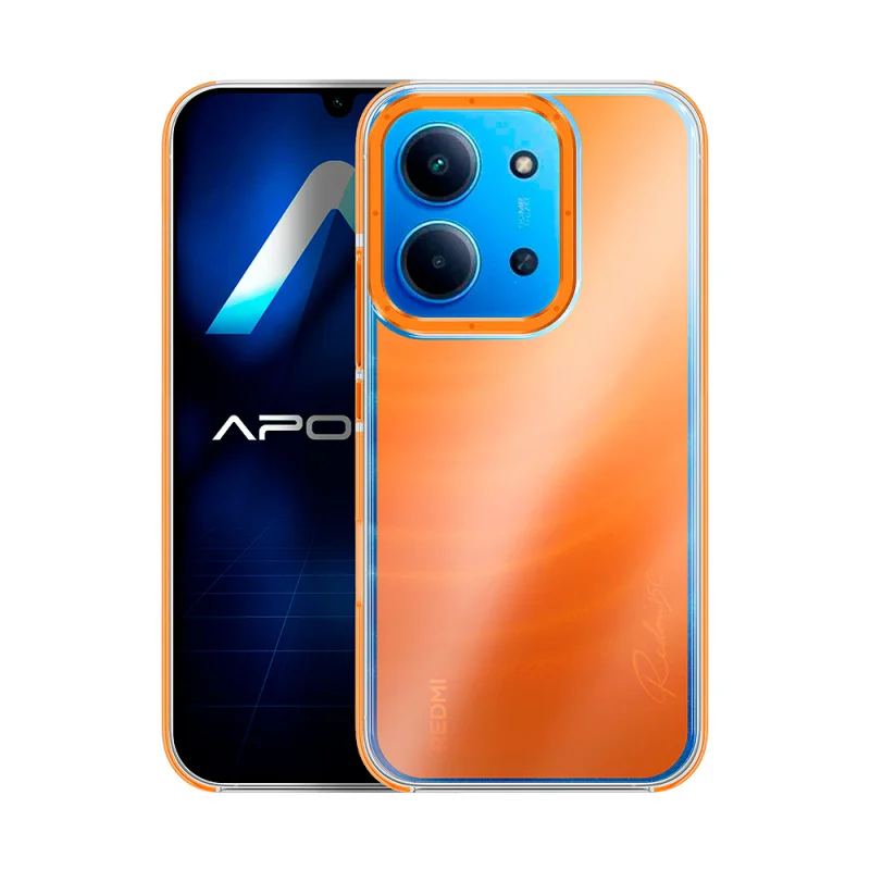 Capa Apokin Efeito Camaleão para Xiaomi Redmi 15C 4G Laranja - Imagem 2