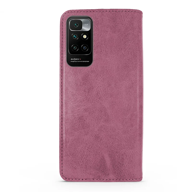 Capa com Porta-cartões em Pele Sintética Apokin para Xiaomi Redmi 10 Azul - Imagem 6
