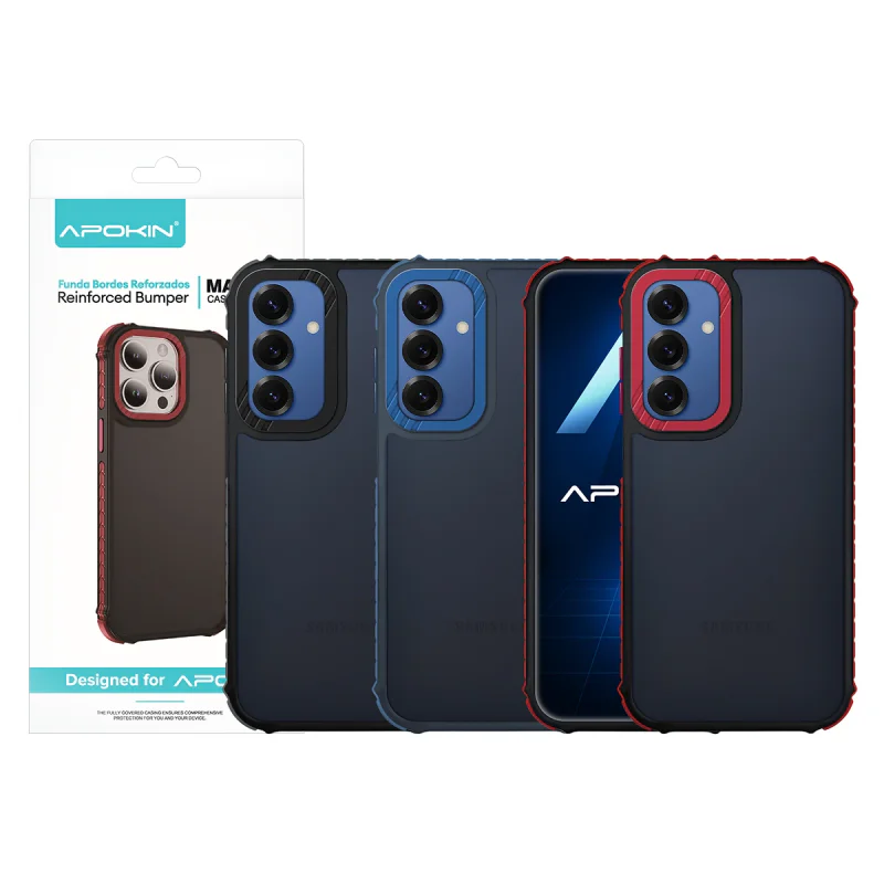 Capa Apokin Rock para Samsung Galaxy S25 Plus / S24 Plus Fumada Vermelho - Imagem 1