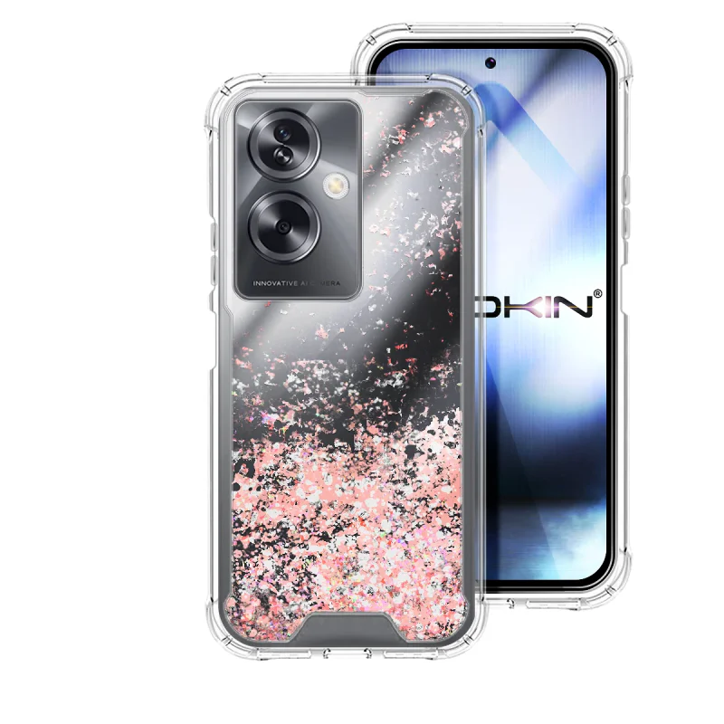 Capa de Gel Apokin Honor 200 Pro Transparente com Glitter Variedade de cores - Imagem 3