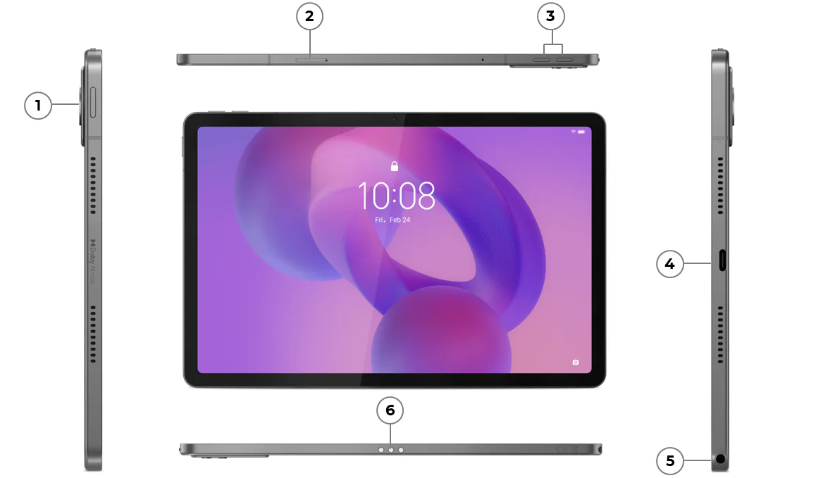 Tablet Lenovo Tab K11 Gen 2 5G 11" 2.5K 90Hz MediaTek Dimensity 6300 8GB 128GB Android 15 Cinzento - Imagem 4