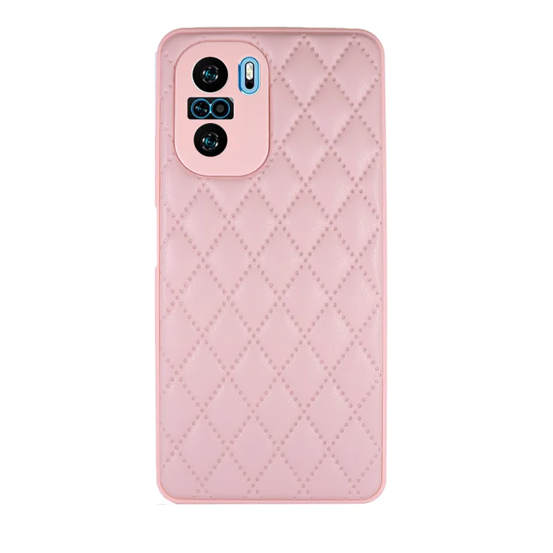 Capa Apokin Chamel Efeito Pele Fumada para Xiaomi POCO F3 e Mi 11i Lilás - Imagem 4