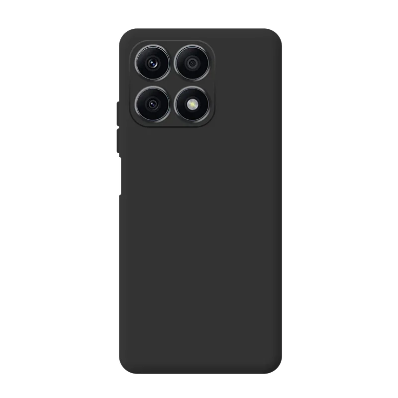 Capa Apokin Silicone Macio com Proteção de Câmara 3D para Honor X8A Preto - Imagem 2