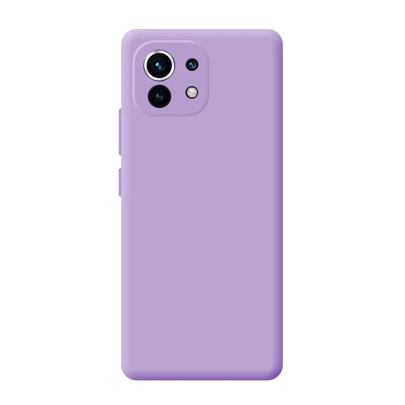 Capa Apokin para Xiaomi Mi 11 Silicone Macio com Proteção de Câmara 3D Preto - Imagem 6