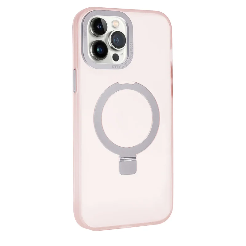 Capa Apokin Focus para Apple iPhone 13 Pro com Suporte Rosa - Imagem 4