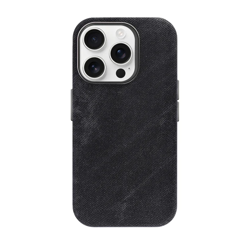Capa Apokin Mocome para iPhone 16 Pro Max em Pele com MagSafe Roxo Escuro - Imagem 6