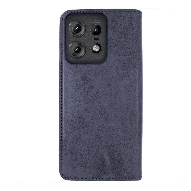 Capa em Pele Sintética Apokin com Porta-Cartões para Motorola Moto Edge 50 Pro Preto - Imagem 3