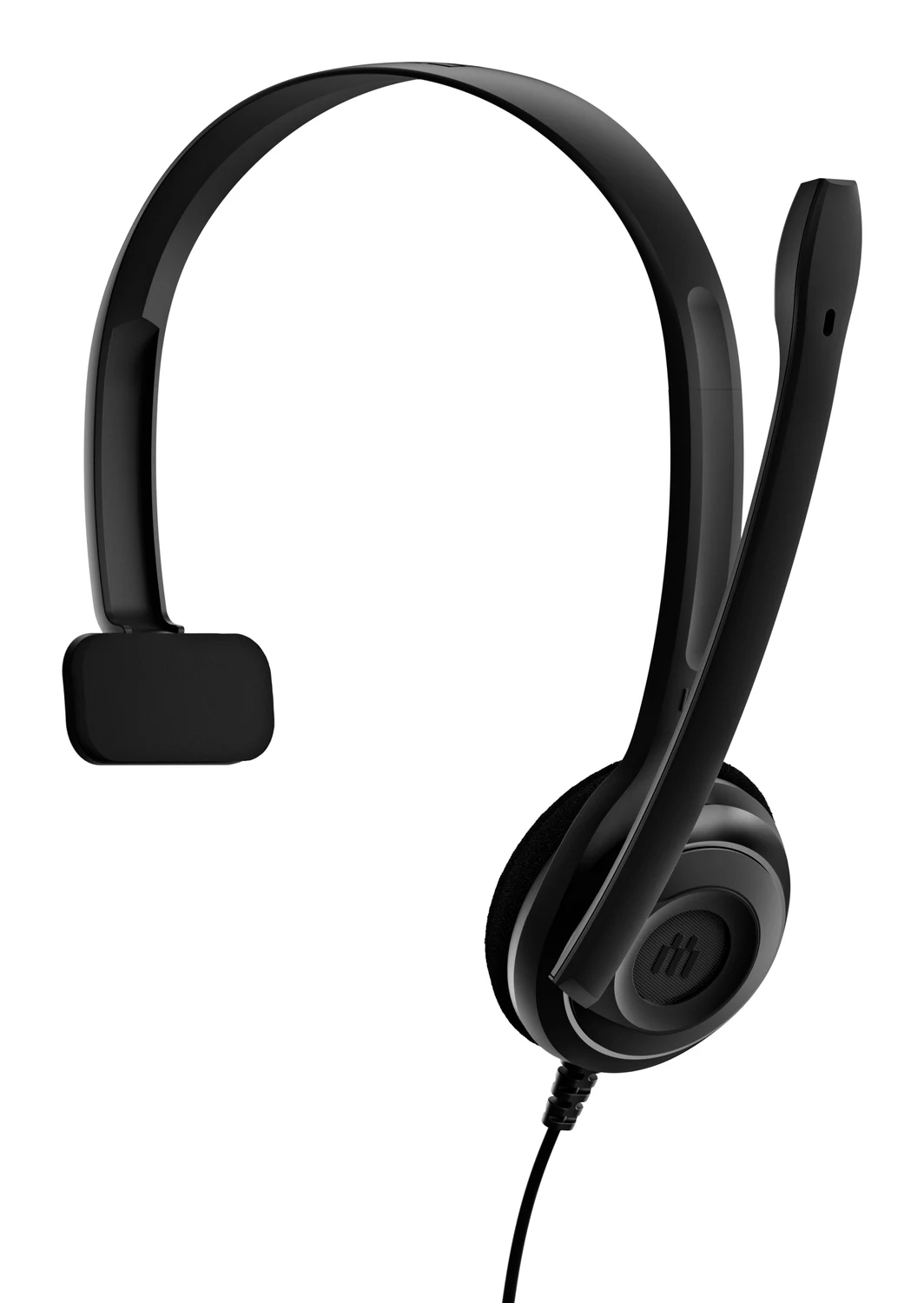 Auricular com Microfone EPOS Sennheiser PC 7 USB Mono Preto com Cancelamento de Ruído USB-A - Imagem 1