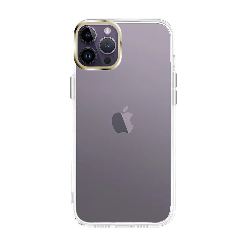 Capa Apokin Space para iPhone 14 Pro Acrílica Rígida com Borda de Câmara Variedade de cores - Imagem 4