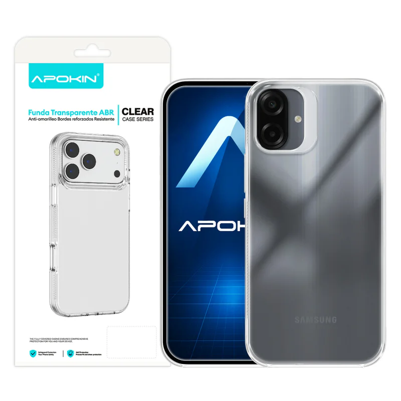 Capa Apokin para Samsung Galaxy A07 Transparente Antichoque