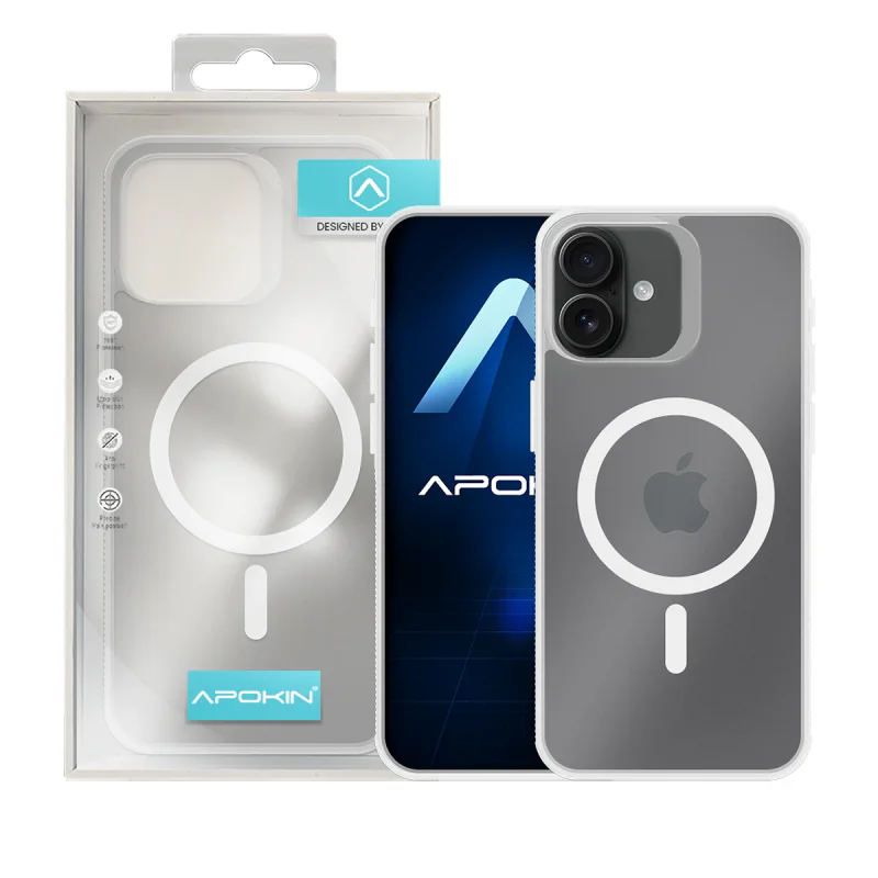 Capa Apokin ABR para iPhone 16 Plus com MagSafe Transparente - Imagem 5