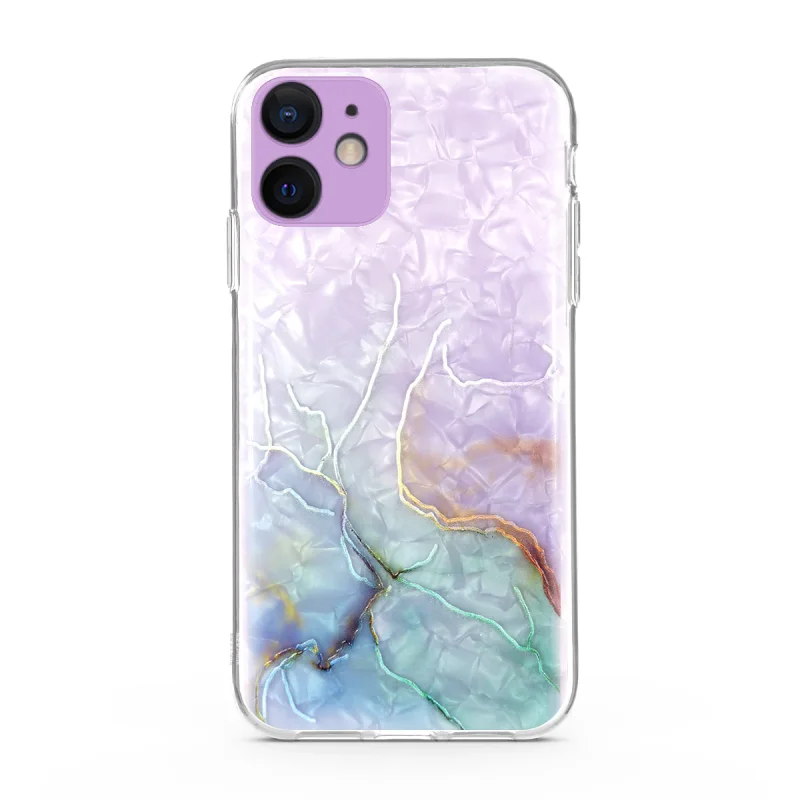 Capa Apokin em Gel com Relevo Dupla Camada para iPhone 12 Lilás - Imagem 3