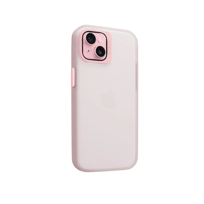 Capa Apokin para iPhone 13 Silicone Mate com Suporte Azul - Imagem 3