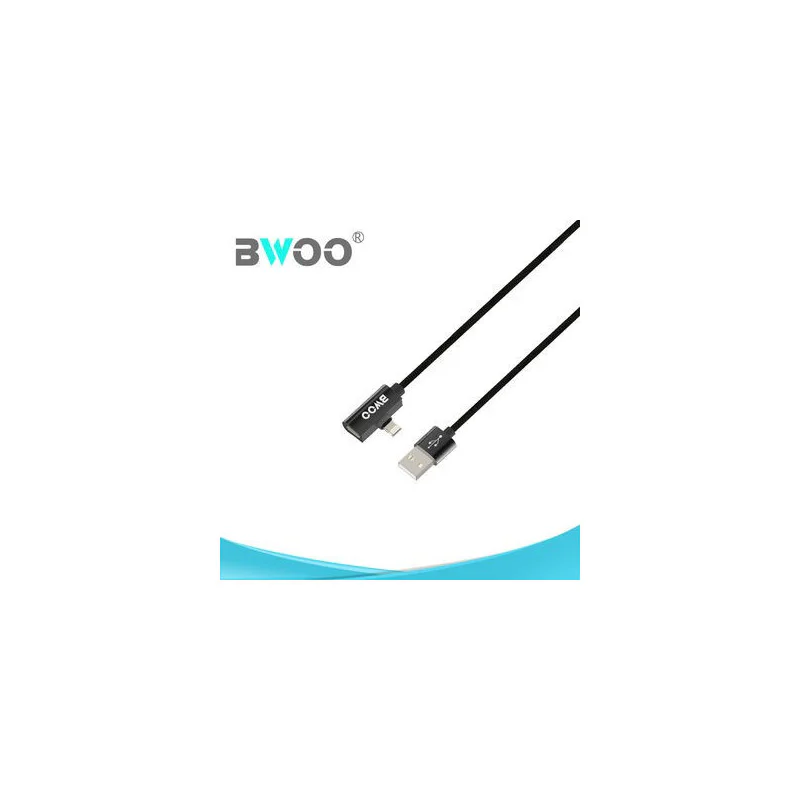 Cabo Apokin BWOO X119 USB para Lightning Carga Rápida 2.4 A Azul - Imagem 3
