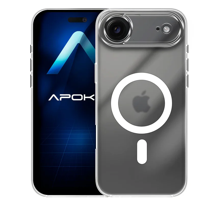 Capa Apokin para iPhone 17 Air Transparente Mate com MagSafe Transparente - Imagem 2