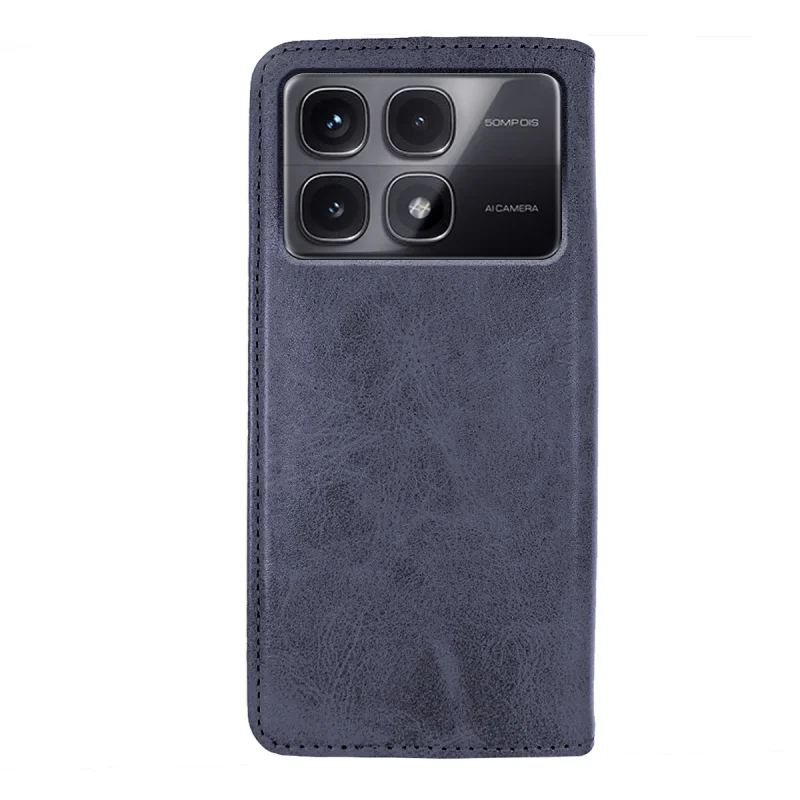 Capa Apokin para Xiaomi Redmi K70 Ultra em Polipele com Porta-cartões Preto - Imagem 3