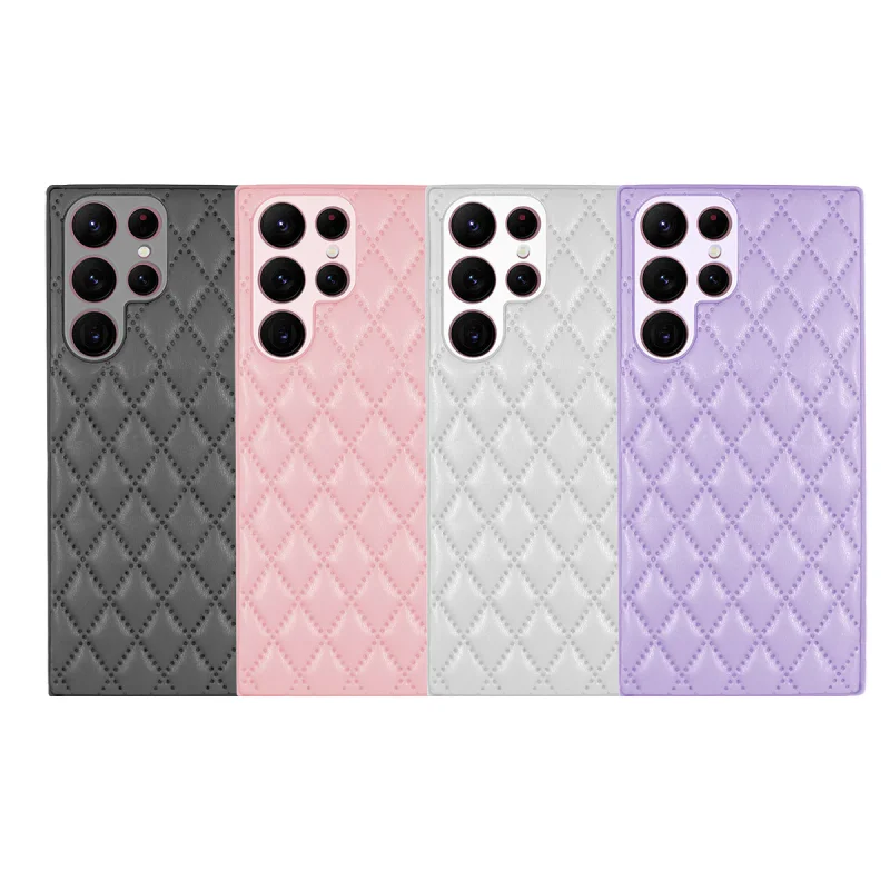Capa Apokin para Samsung Galaxy S22 Ultra Efeito Camurça Lilás - Imagem 1
