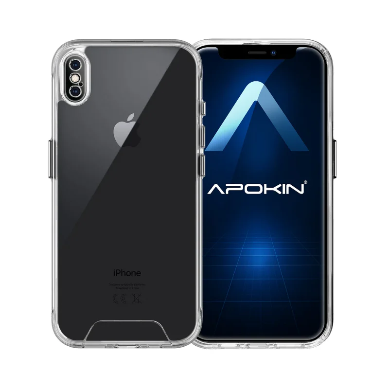 Capa Apokin para iPhone XS Max Acrílico Rígido Transparente