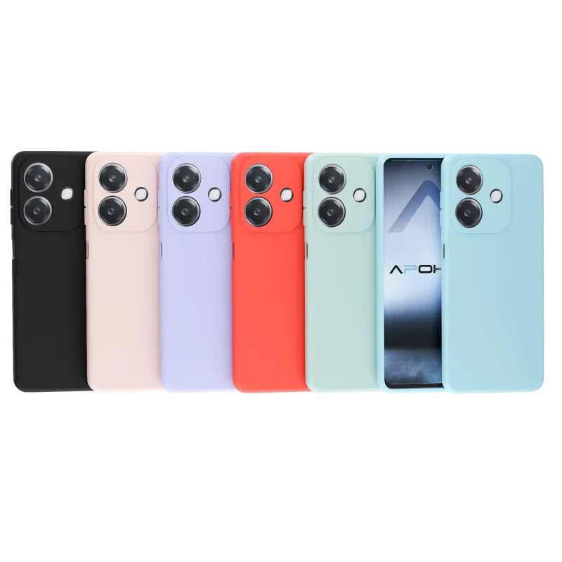 Capa Apokin Oppo A40 em Silicone Suave Azul