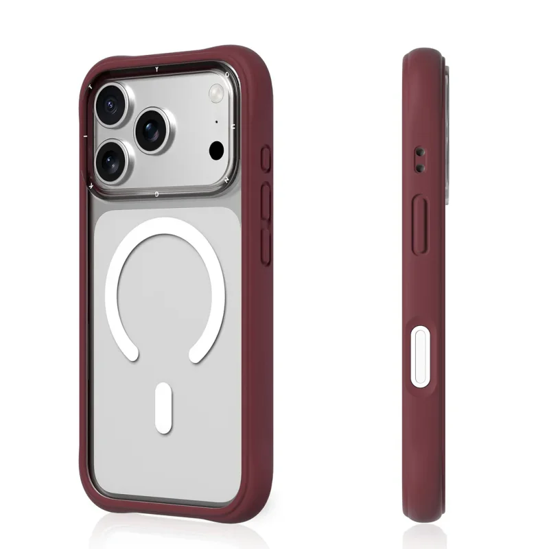 Capa Apokin Youngkit Dynamic Series II MagSafe para iPhone 16 Pro Max Vermelho Cereja - Imagem 4