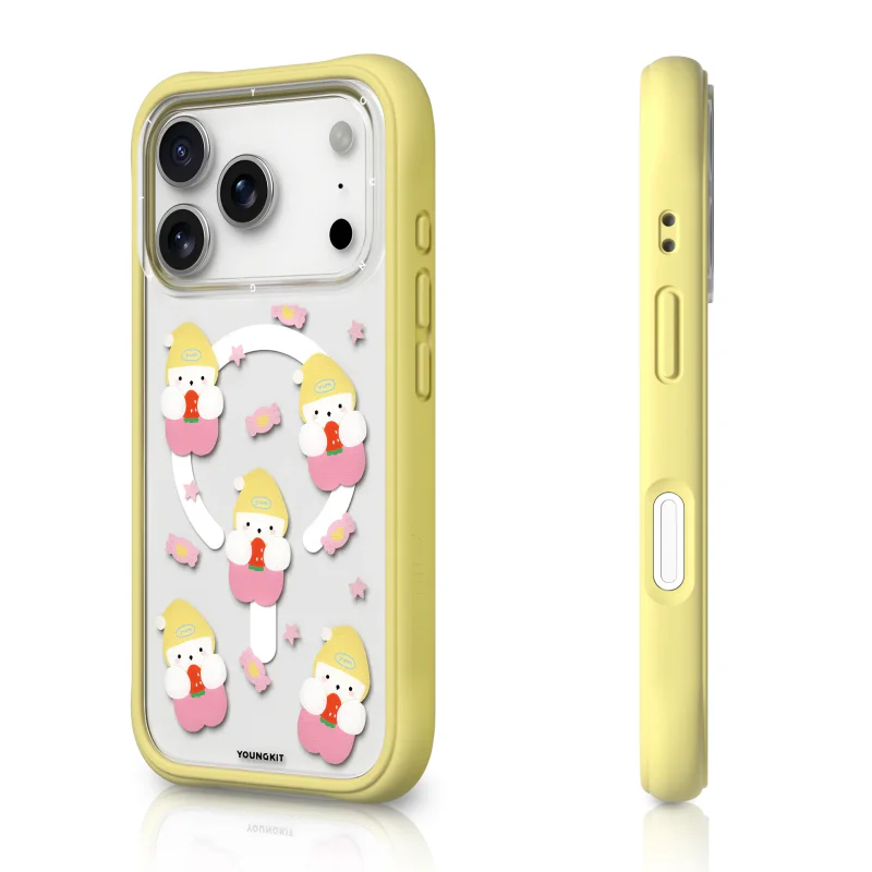 Capa Magnética Apokin Youngkit Berry Buddies para iPhone 17 Pro e 18 Pro Berry Buddies - Imagem 4