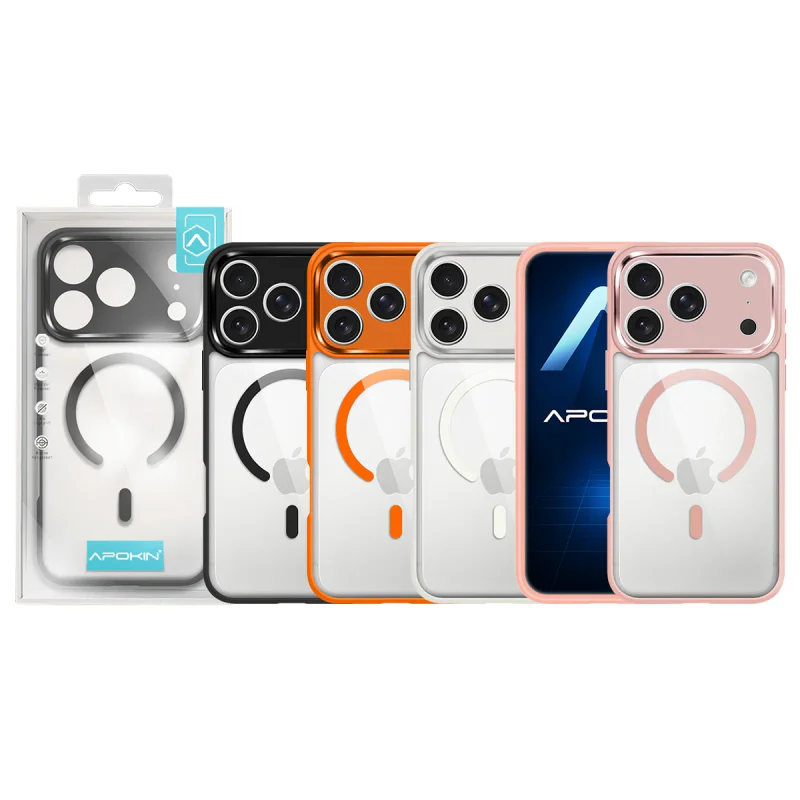 Capa Apokin para iPhone 17 Pro Max ProGuard com MagSafe Laranja