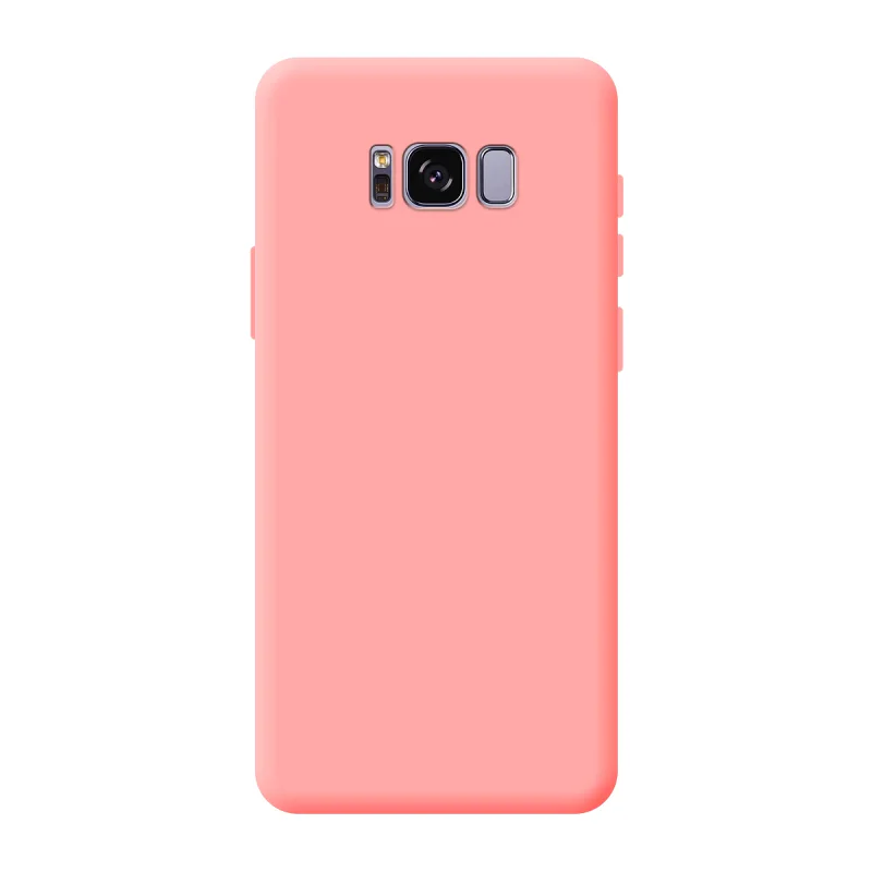 Capa Apokin para Samsung Galaxy S8 em Silicone Macio com Proteção de Câmara 3D Rosa - Imagem 4