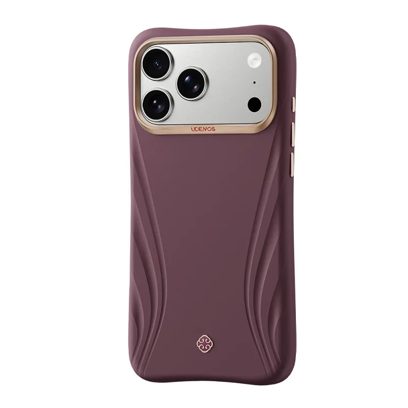Capa Magnética Apokin UDEMOS Freedom com MagSafe para iPhone 18 Pro Cereja