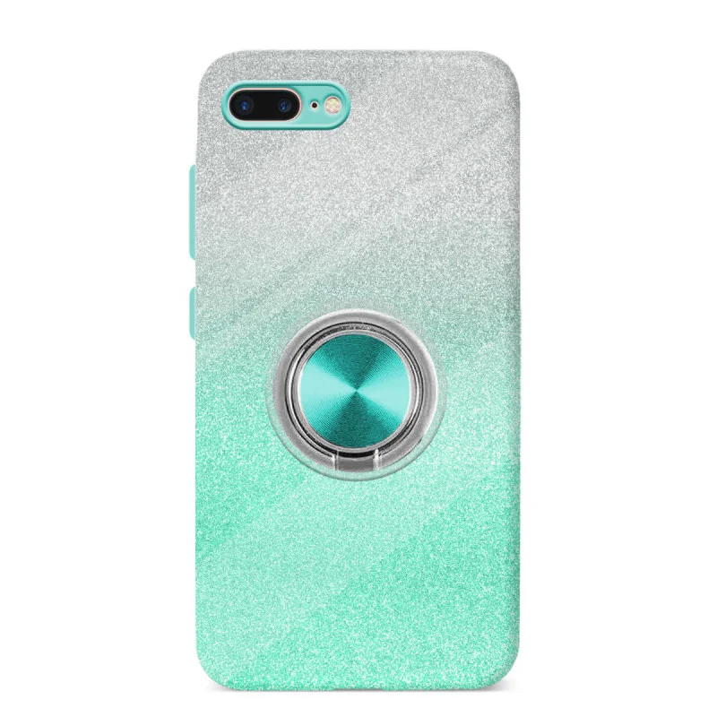 Capa Apokin para iPhone 7 e 8 Plus Silicone com Íman e Anel de Suporte 360º Preto - Imagem 6