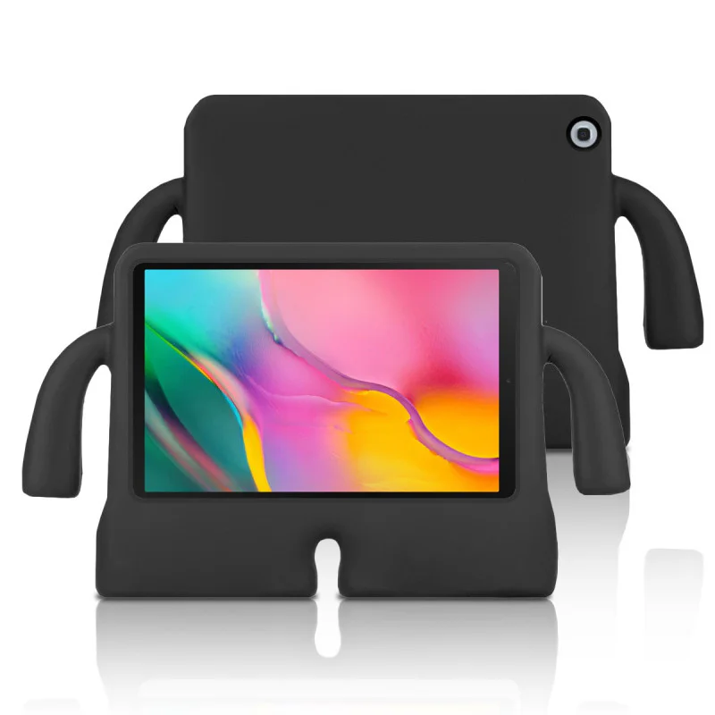Capa Apokin para Samsung Galaxy Tab A 2019 10,1 polegadas T510 Reforçada Antichoque para Crianças Preto