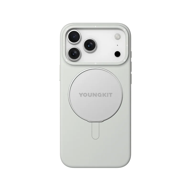 Suporte Magnético Apokin Youngkit com Espelho Móvel Branco Estampado - Imagem 2
