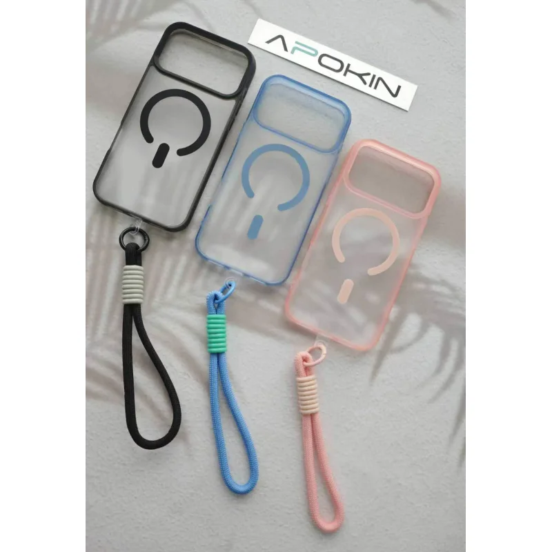 Capa Apokin para Samsung Galaxy S26 Ultra em Silicone com Correia e MagSafe Variedade de cores - Imagem 6