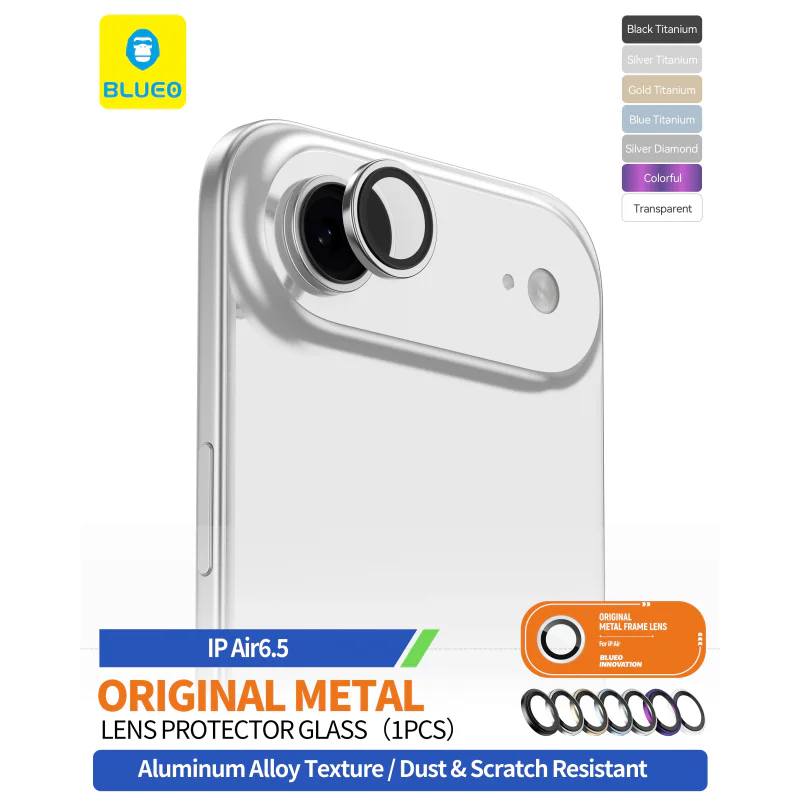 Protetor de Câmara Apokin com Moldura de Metal para iPhone 16e Prata - Imagem 2