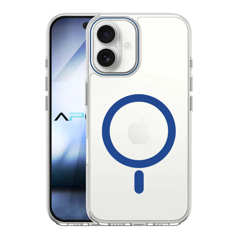 Capa Rígida de Vidro Apokin com MagSafe para iPhone 16 Variedade de cores - Imagem 4