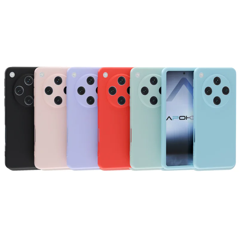 Capa Apokin para Oppo Find X8 Pro 5G Silicone Suave Lilás
