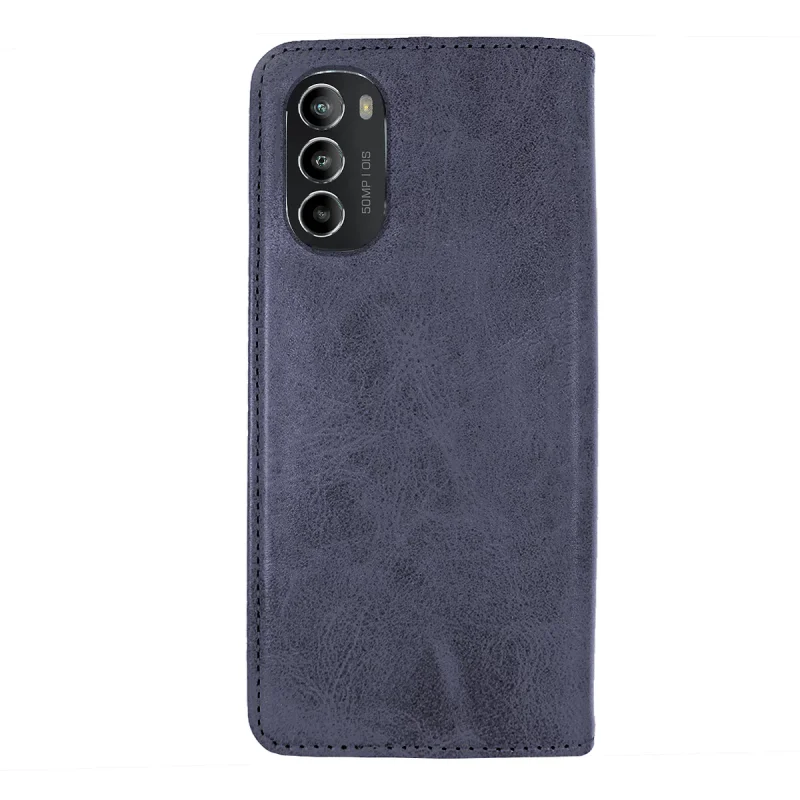 Capa Flip Apokin Motorola Moto G82 / G52 em Pele Sintética com Porta-Cartões Preto - Imagem 3