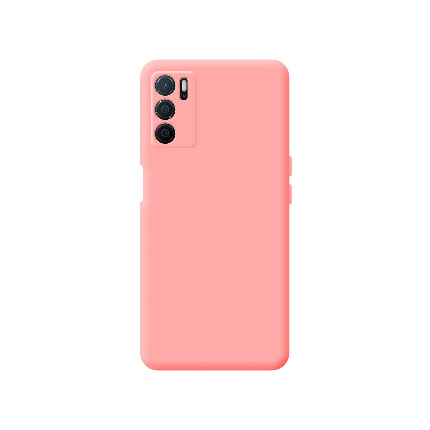 Capa de Silicone Macio Apokin para Oppo A16/A16S/A53S 5G, Rosa - Imagem 1