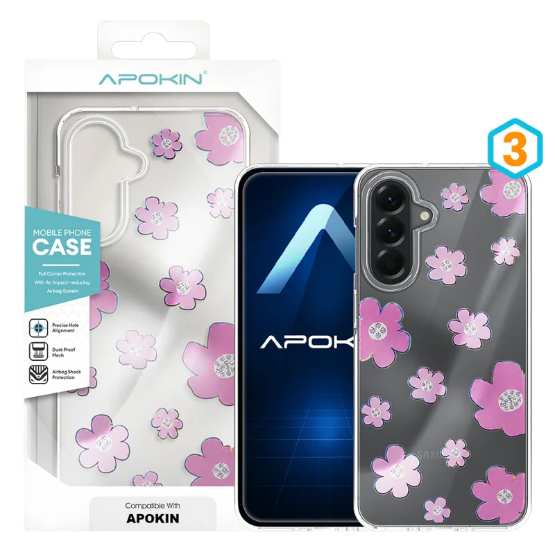Capa de Silicone Apokin com Desenho para Samsung Galaxy A56 / A36 / A37 Modelo 2 - Imagem 6