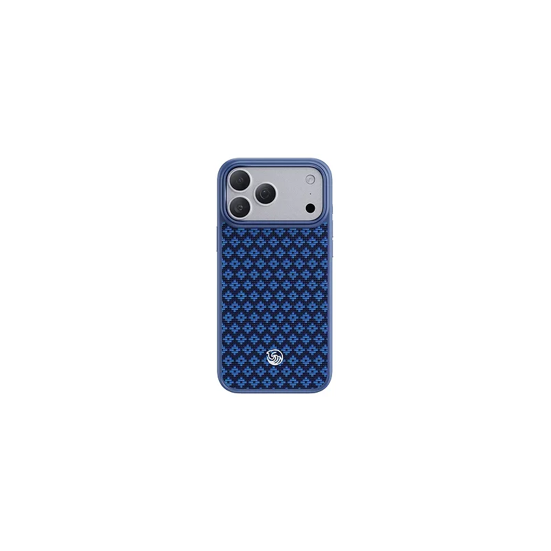 Capa Apokin Benks ArmorGrid Pro Magnética Antiqueda em Kevlar para iPhone 17 Pro Max e 18 Pro Max Azul