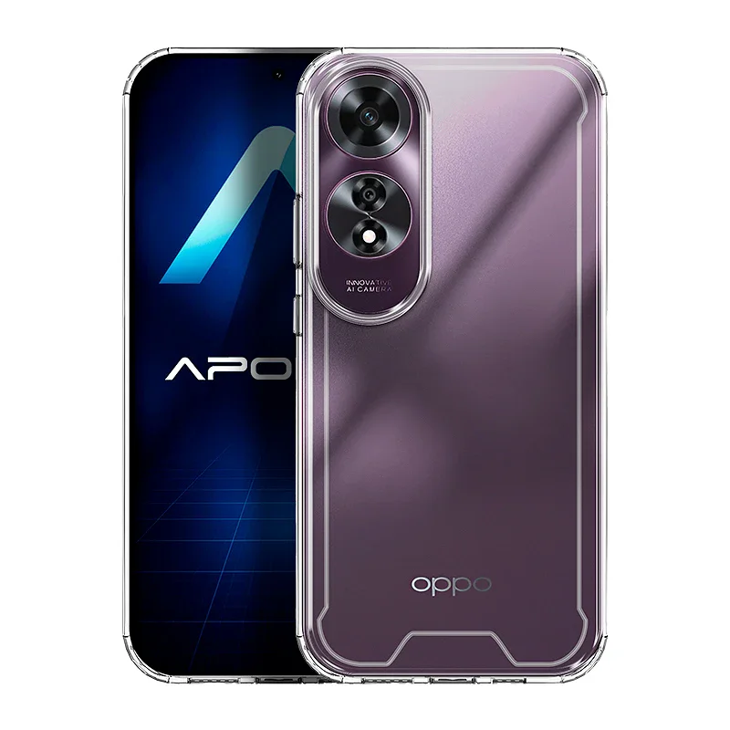 Capa Antichoque Apokin Premium para Oppo A60 4G Transparente