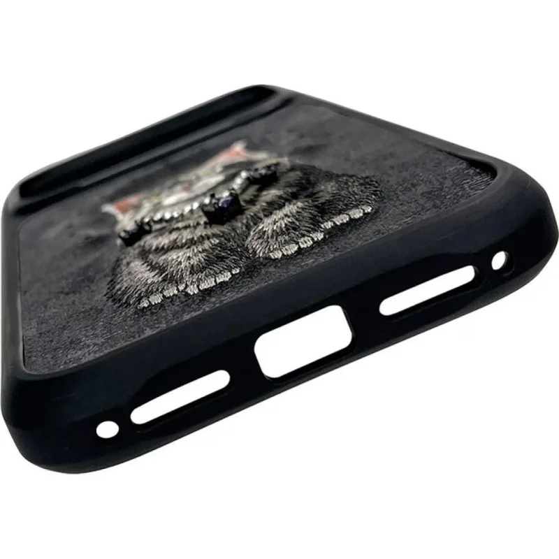 Capa NIMMY Amigos da Sorte para iPhone 17 Pro Max e 18 Pro Max com MagSafe Gato Preto - Imagem 3