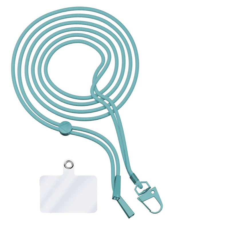 Cordão de Pescoço V2 Apokin com Adaptador Universal para Telemóvel Azul Turquesa